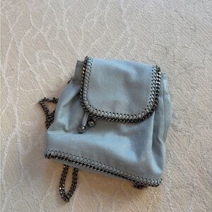 Stella McCartney Fallabella baby blue backpack